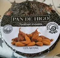 Mängden socker i Pan de higo con almendras