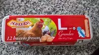 Mängden socker i Huevos frescos L Cat A