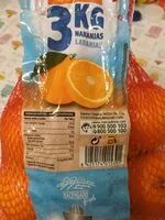 Mängden socker i Naranjas 3 KG