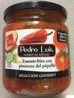 Mängden socker i Tomate frito con pimiento de piquillo