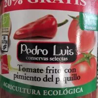 Mängden socker i Tomate frito con pimientos de piquillo