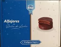 Mängden socker i Alfajores de dulce de leche (negros)