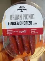 Mängden socker i Finger chorizo extra