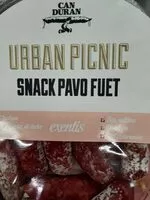 Mängden socker i Snack pavo fuet