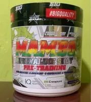 Mängden socker i Mambo adrenaline shot