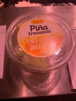 Mängden socker i Piña pelada troceada y fresón tarrina