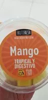 Mängden socker i Mango tropical y digestivo