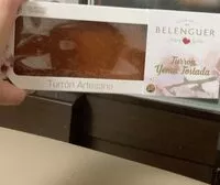 Mängden socker i Turron yema tostada