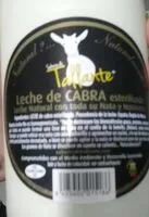 Mängden socker i Leche de cabra Tallante