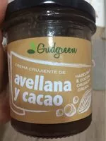 Mängden socker i Crema Crujiente de Avellana y cacao