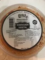 Mängden socker i Sobrasada vegetal