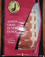 Mängden socker i Jamón serrano gran reserva Duroc