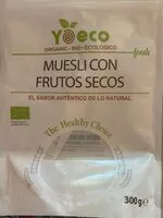 Mängden socker i Muesli con frutos secos