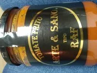 Mängden socker i Tomate frito ARTE Y SANO tipo RAF