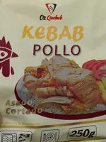 Mängden socker i Kebab de pollo precocinado y cortado