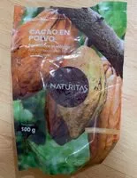 Mängden socker i Cacao en polvo