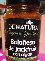 Mängden socker i Boloñesa de jackfruit con algas