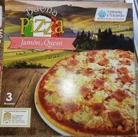 Mängden socker i Pizza jamón y queso