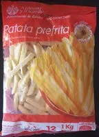 Mängden socker i Patatas prefritas