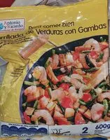 Mängden socker i Parrillada de verduras con gambas