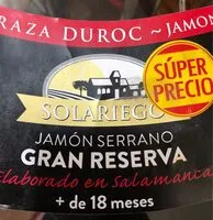 Mängden socker i Jamon Serrano Gran Reserva