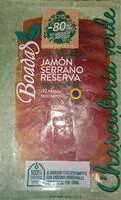 Mängden socker i Jamón serrano reserva