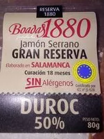 Mängden socker i Jamón serrano