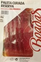 Mängden socker i Paleta curada reserva