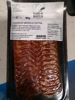 Mängden socker i Chorizo ibérico extra