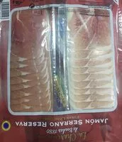 Mängden socker i Jamon serrano reserva