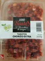Mängden socker i Taquitos chorizo extra