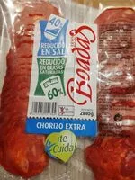 Mängden socker i Chorizo extra
