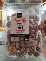 Mängden socker i Mini fuets extra