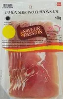 Mängden socker i Jamon serrano  chiffonnade