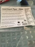 Mängden socker i Assortiment pique-nique