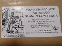 Mängden socker i Puro chocolate artesano blanco con yogur