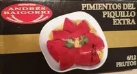 Mängden socker i Pimientos del piquillo extra