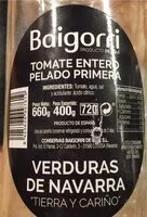 Mängden socker i Tomate entero pelado