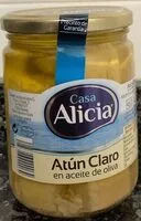 Mängden socker i Atun Claro en aceite de oliva