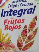 Mängden socker i Copos de arroz, trigo y cebada Integral con frutos rojos