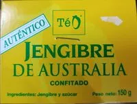 Mängden socker i Jengibre de Australia Confitado