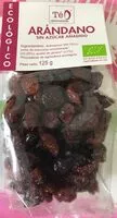 Mängden socker i Arandano sin azucar añadido