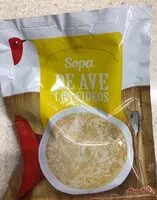 Mängden socker i Sopa de ave con fideos