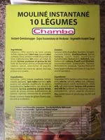 Mängden socker i Mouliné Instantané 10 Légumes