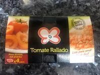 Mängden socker i Tomate rallado para tomar tarrina