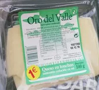 Mängden socker i Queso Oro del Valle reducido en sal
