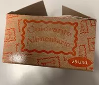 Mängden socker i Colorant alimentaire
