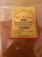 Mängden socker i Ras El Hanout jaune