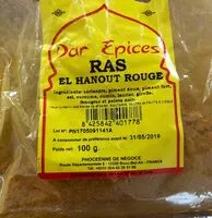 Mängden socker i Ras el Hanout rouge