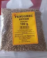 Mängden socker i Sachet de fenugrec entier